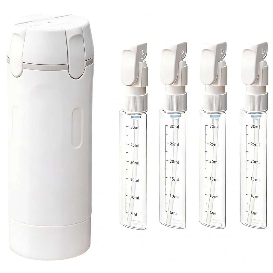 Botella Dispensadora Portátil 4 en 1