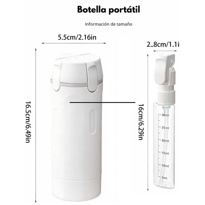 Botella Dispensadora Portátil 4 en 1