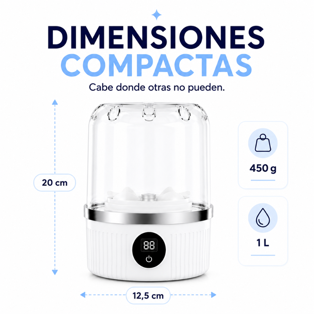 Velora™ Mini Lavadora Eléctrica