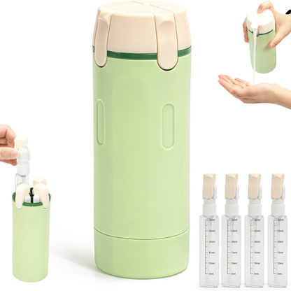Botella Dispensadora Portátil 4 en 1